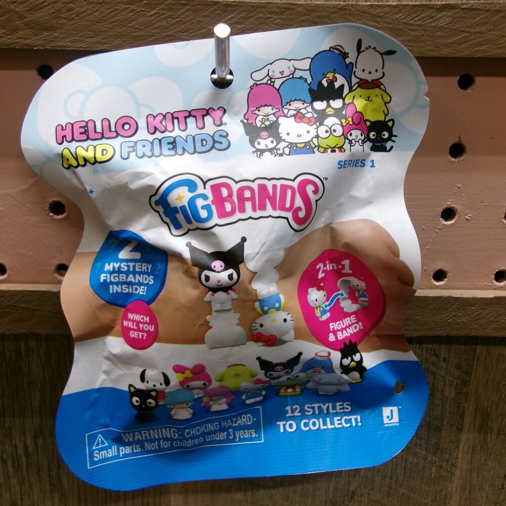 Hello Kitty and Friends Figbands, series 1, 2 Mystery Fig Bands Inside